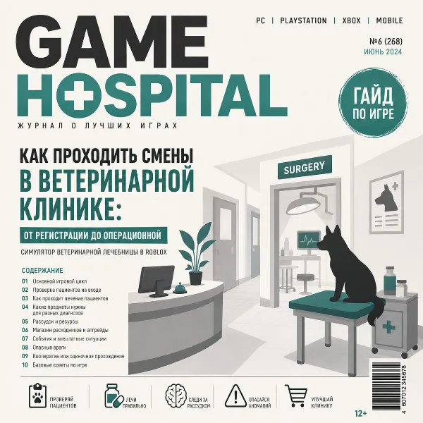 Обложка Animal Hospital (Anomaly) в Roblox: полный гайд по сменам, лечению и аномалиям