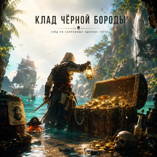 Обложка Как найти сокровище Чёрной Бороды в бухте Анотто в Assassin's Creed Black Flag Resynced