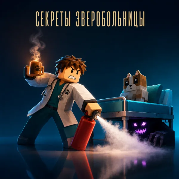 Обложка Animal Hospital Anomaly в Roblox: все секреты, скрытые механики и пасхалки