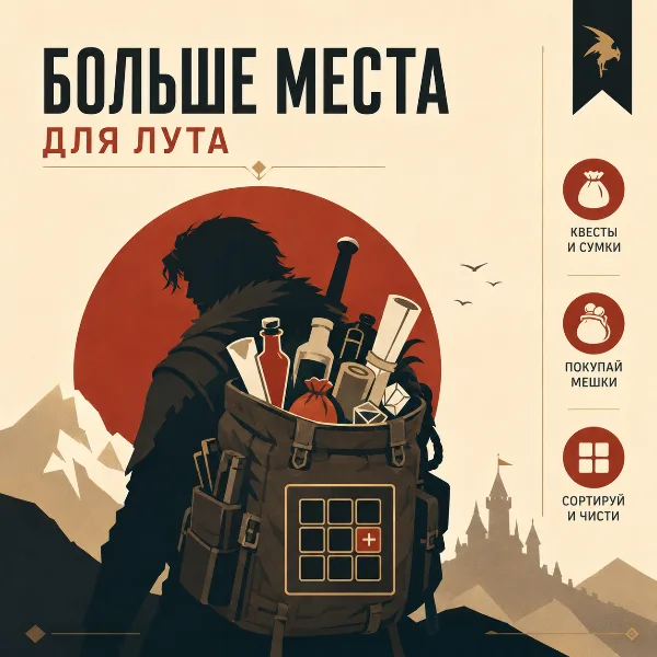 Обложка Как расширить инвентарь в Crimson Desert: сумки за квесты, секретная «Очень большая сумка» и максимум 240 слотов