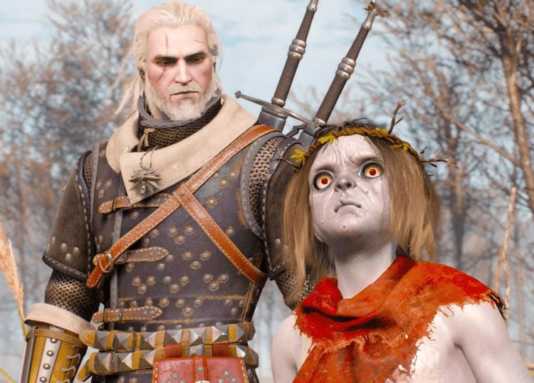 Ивасик помогает Геральту