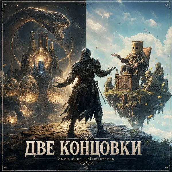 Обложка Обе концовки Mortal Shell 2: финал со Змеем Незваным и секретный выбор Мешкоголова