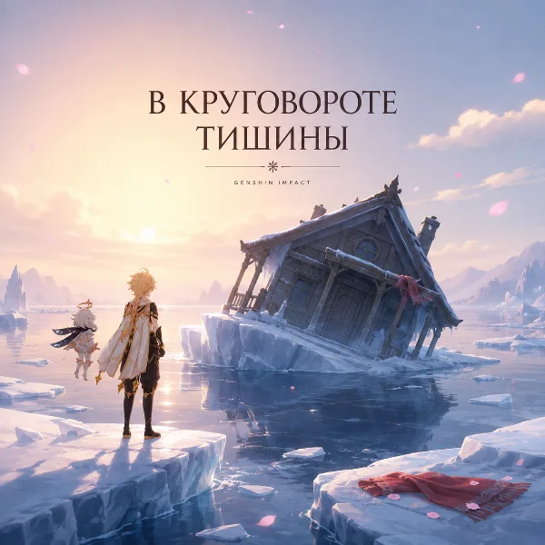 Обложка «В круговороте тишины» в Genshin Impact: финал истории Чулкатурина и ачивка «Вишневый сад продан»