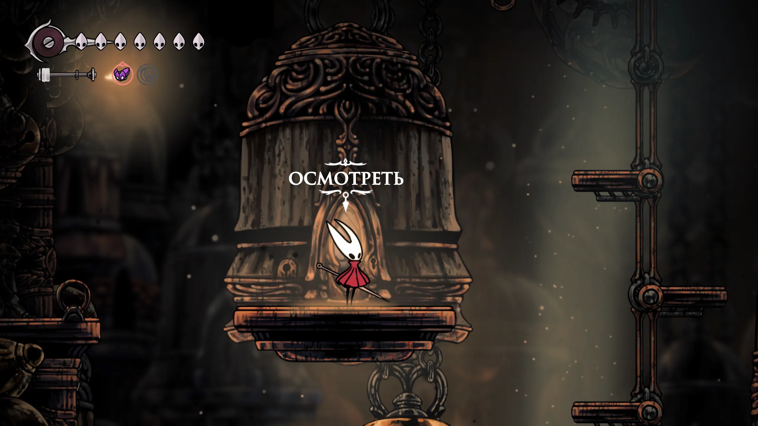 Локация Звонкого дома в Звонвилле на карте Hollow Knight: Silksong