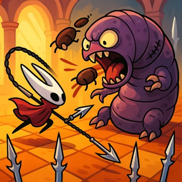 Обложка Распутыватель в Hollow Knight: Silksong - как найти тайного босса и победить его во всех фазах