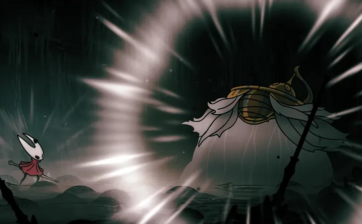 Распутыватель - секретный босс в Белых покоях Hollow Knight: Silksong