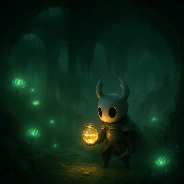 Обложка Hollow Knight: Silksong - все бутоны плазмиума в Червоточинах и как получить Сосуд с плазмиумом