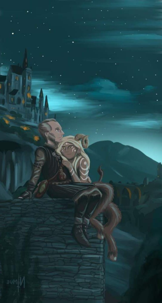 Регис и суккуб, арт