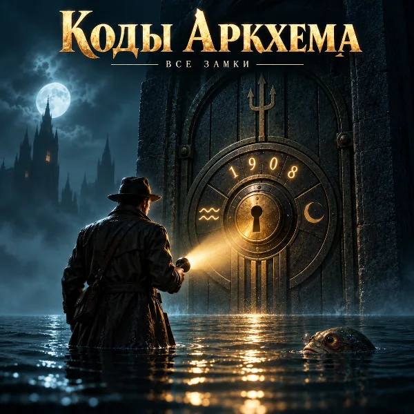 Обложка Все коды и комбинации в The Sinking City 2: сейфы, ворота, буй и радиорубка