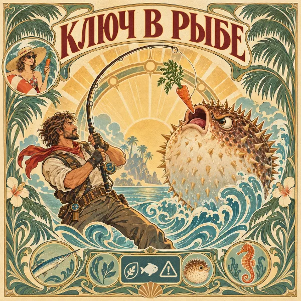 Обложка Вымирающий вид рыбы в How to Fish: какие виды подходят Туристу и как получить Морковь
