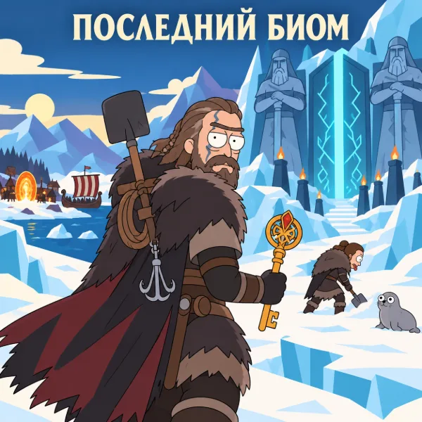 Обложка Дальний север в Valheim 1.0: подготовка, Морозная кузница и бой с Каллом Фимбулбрингером