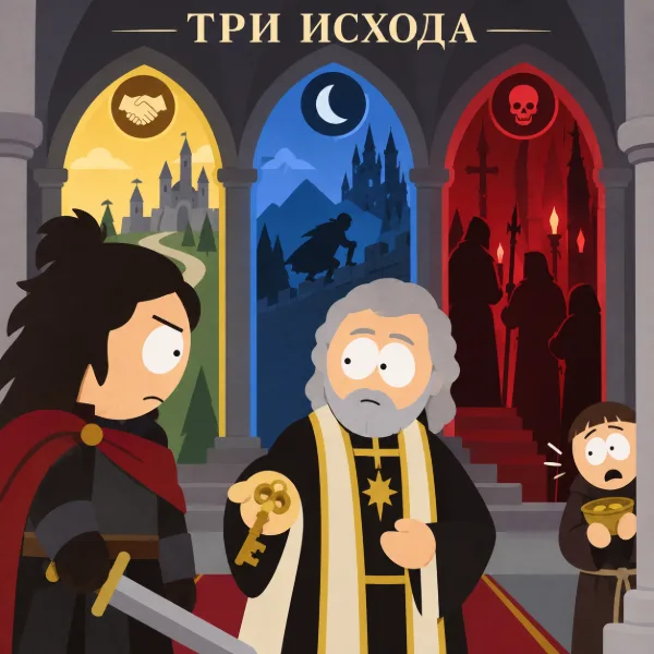 Обложка Отец Флориан в The Blood of Dawnwalker: союз, отказ или убийство — все последствия