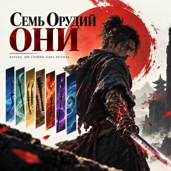 Обложка Оружие в Onimusha: Way of the Sword: все 7 Орудий Они и где их найти