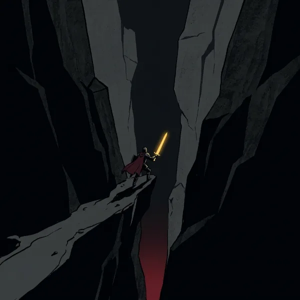 Обложка The Blood of Dawnwalker: спуск в Проклятую расселину и меч Дюрандаль