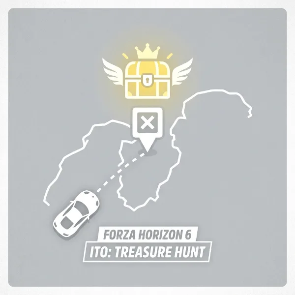 Обложка Forza Horizon 6: где найти сундук Treasure Hunt в регионе Ito