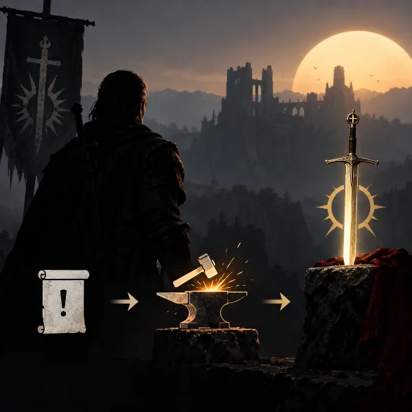 Обложка The Blood of Dawnwalker: как пройти квест «Перековать заново» и добыть меч святого Михая