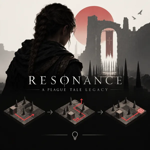 Обложка Resonance: A Plague Tale Legacy: решения всех головоломок с шипами в Первом испытании