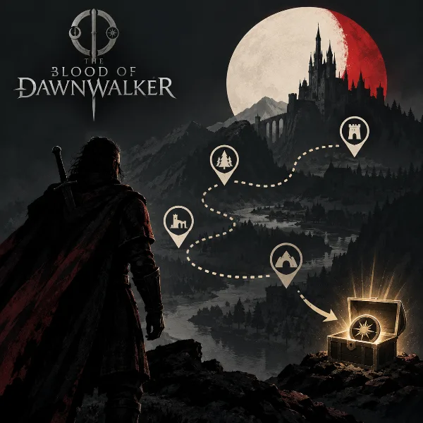 Обложка «Паломничество за силой» в The Blood of Dawnwalker: все локации и награда