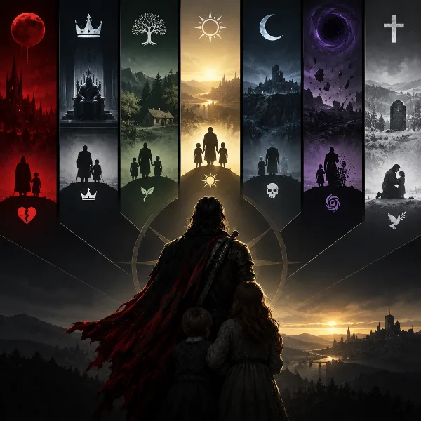 Обложка The Blood of Dawnwalker: все 7 концовок и их последствия для семьи Коэна