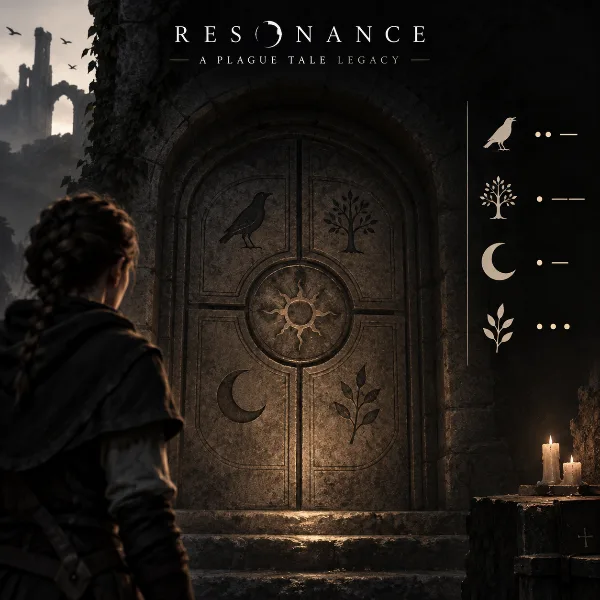 Обложка Первая дверь испытания в Resonance: A Plague Tale Legacy — код и символы