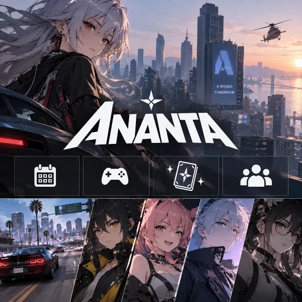Обложка Ananta («аниме-GTA»): дата выхода, геймплей, гача и все персонажи