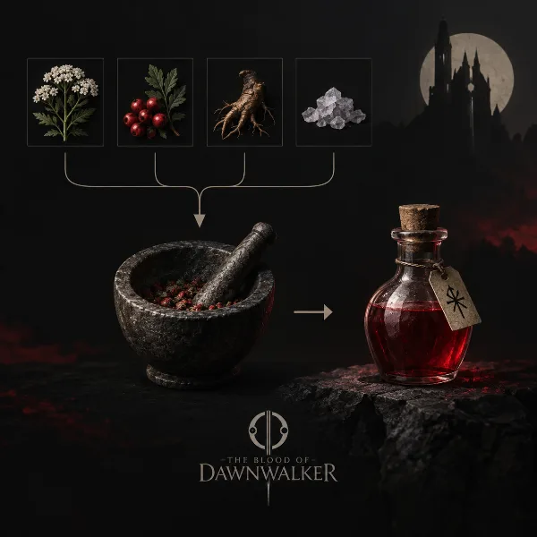 Обложка Рецепт Анки в The Blood of Dawnwalker: как правильно приготовить лекарство