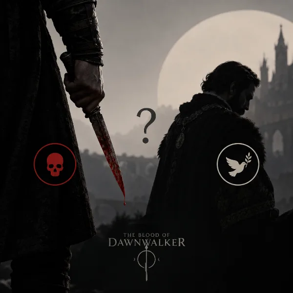 Обложка Стоит ли убивать Бренциса в прологе The Blood of Dawnwalker