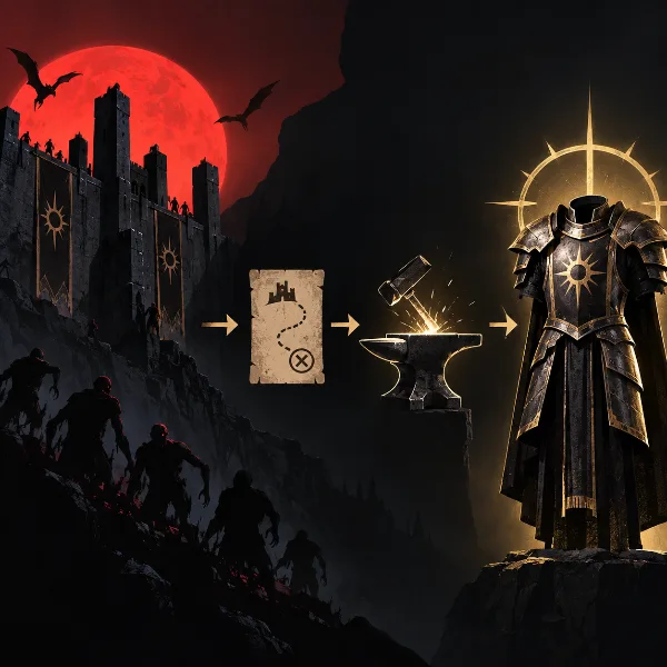 Обложка The Blood of Dawnwalker: как пройти «Оплот против тьмы» и выковать доспехи Арбитра