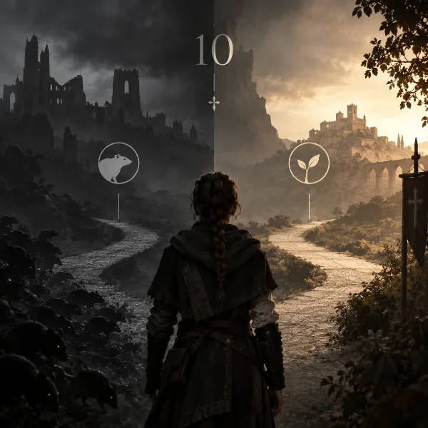 Обложка Resonance: A Plague Tale Legacy — прохождение главы 10 «Параллельные пути»