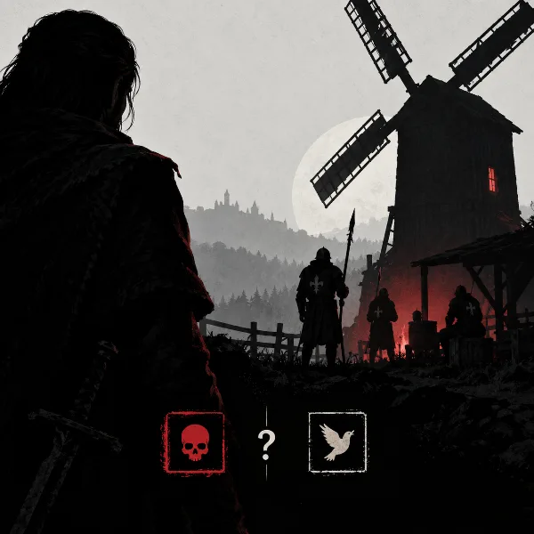 Обложка Убивать ли солдат на мельнице в The Blood of Dawnwalker