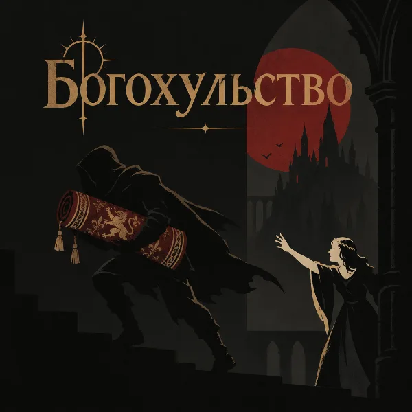 Обложка «Богохульство» в The Blood of Dawnwalker: как найти вора гобелена и спасти Гремлу