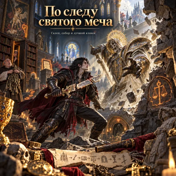 Обложка Сломанный меч святого Михая в The Blood of Dawnwalker: где найти клинок