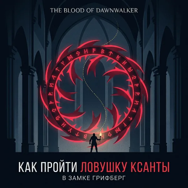 Обложка The Blood of Dawnwalker: как пройти ловушку Ксанты в замке Грифберг