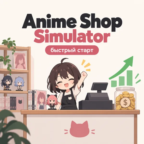 Обложка Anime Shop Simulator: как быстро заработать деньги и не разориться на старте