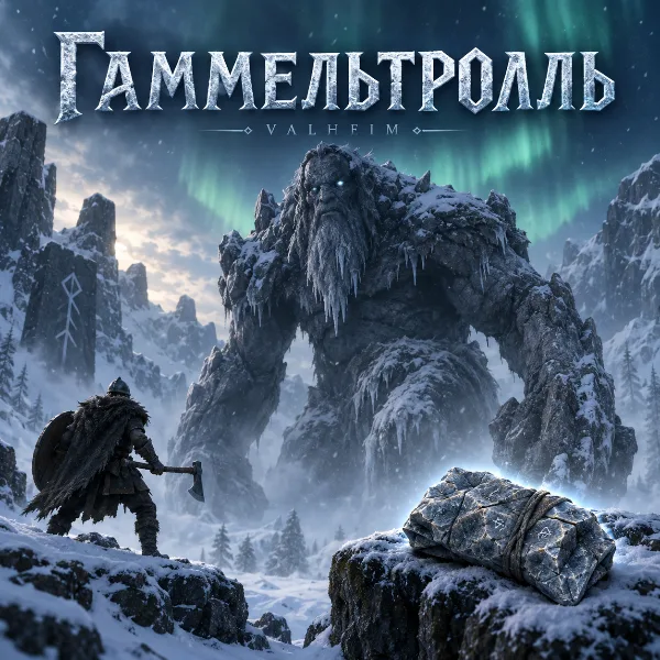 Обложка Гаммельтролль в Valheim: как убить и добыть окаменевшую ткань в Глубоком Севере