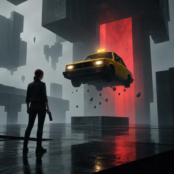 Обложка Все такси в Control Resonant: локации и решения головоломок «The Last Taxi»