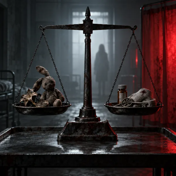 Обложка Головоломка с весами в клинике в Silent Hill: Townfall — порядок предметов Зои