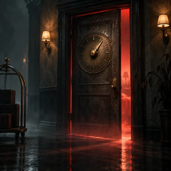 Обложка Дверь с циферблатом в Silent Hill: Townfall — код и решение головоломки в отеле