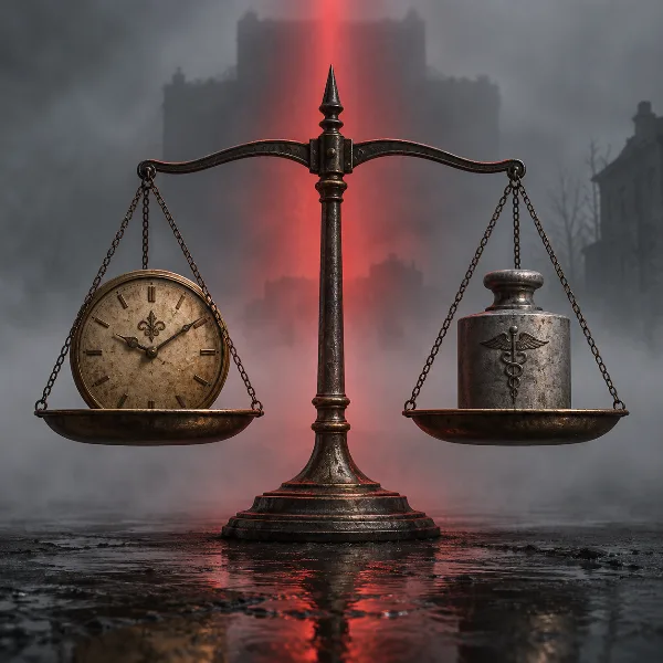 Обложка Все головоломки Silent Hill: Townfall — циферблат отеля и весы клиники по шагам