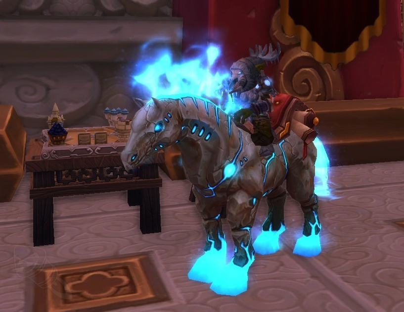 Конь Азарт. Можно получить, играя в Heartstone