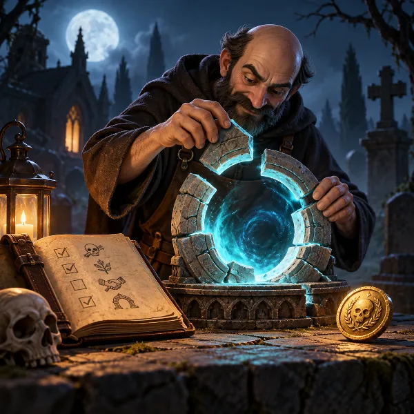 Обложка Graveyard Keeper 2: все квесты Гюнтера — награды, репутация и фрагменты портала