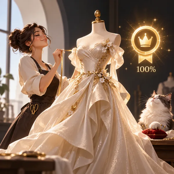 Обложка Dressmaker: как получить 100% качества платья и ачивку за идеальный заказ