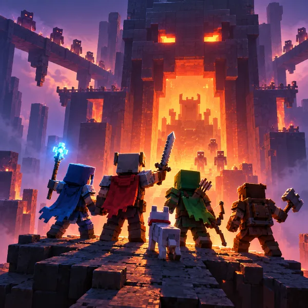 Обложка Кооператив и кроссплей в Minecraft Dungeons 2: как собрать отряд и играть с друзьями