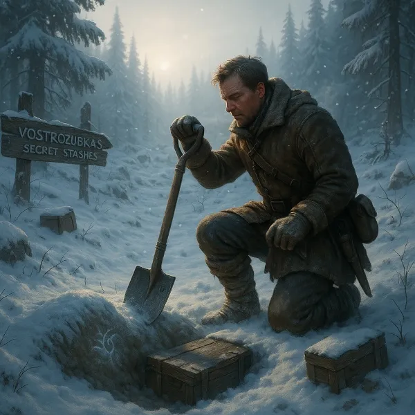 Обложка Winter Burrow: как найти все тайники Вострозубки - локации, лопата и награды
