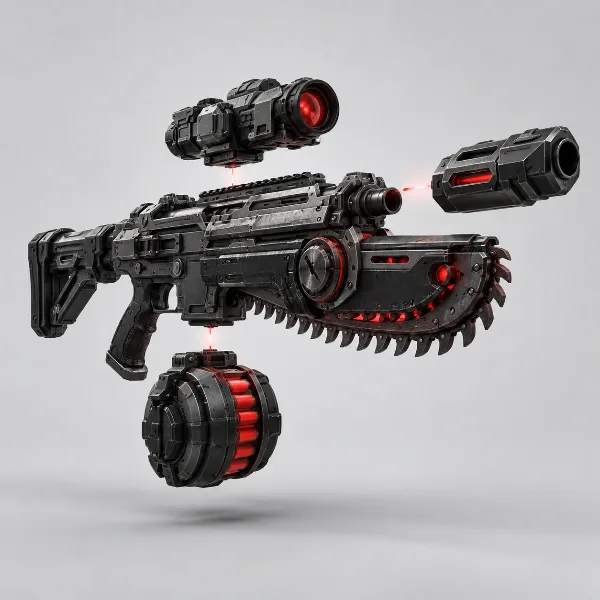 Обложка Все моды оружия в Gears of War: E-Day — контейнеры, улучшения и лучшие сборки