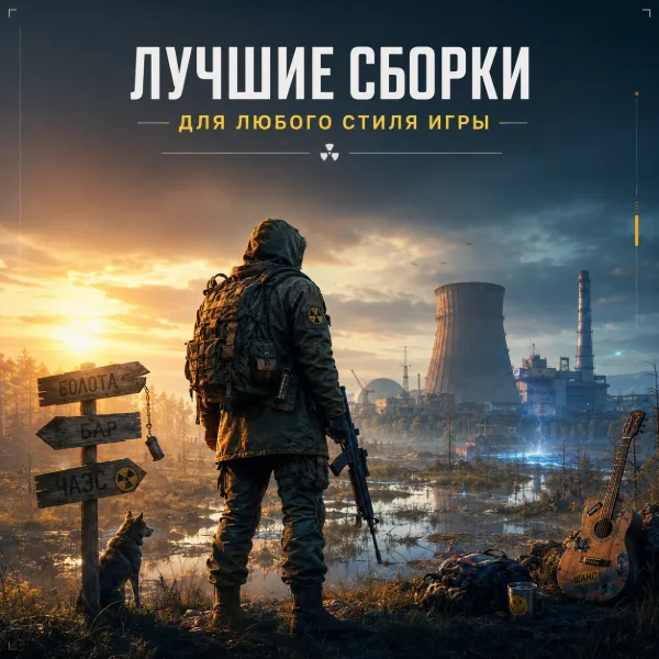 Обложка STALZONE: Топ-5 лучших билдов и сборок для выживания в Зоне