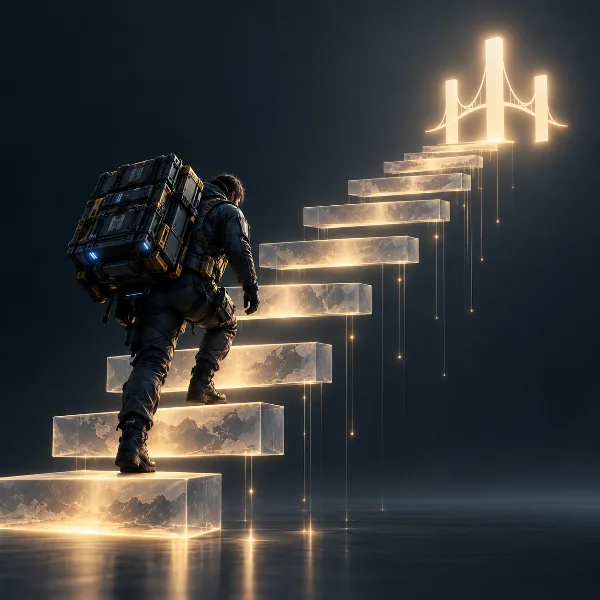 Обложка Death Stranding 2: как увеличить Bridge Link в рейтинге носильщика (Porter Grade)