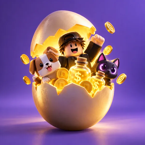 Обложка Коды Race for Eggs в Roblox (октябрь 2026): животные и зелья денег