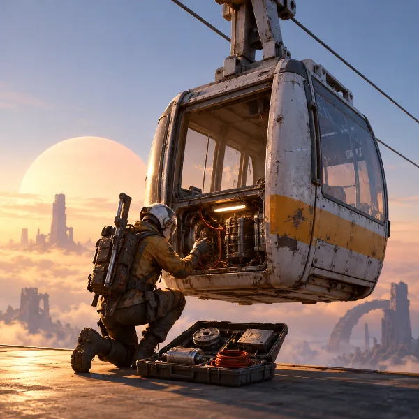 Обложка Квест To the Skies в Arc Raiders: детали для ремонта гондолы и где их взять