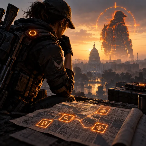 Обложка The Division 2 (Y8S3): решения загадок охоты Scout 8 на ценную цель